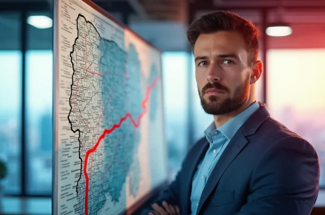 Иллюстрация к статье «Боко Харам: кто они и почему действуют в Нигерии» — core idea from title, professional setting, clean centered composition, soft studio…