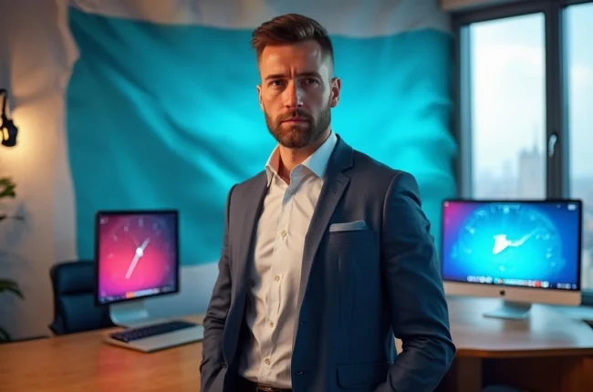 Иллюстрация к статье «Джоэл Тейтельбаум и его философия сопротивления сионизму» — core idea from title, professional setting, clean centered composition, sof…