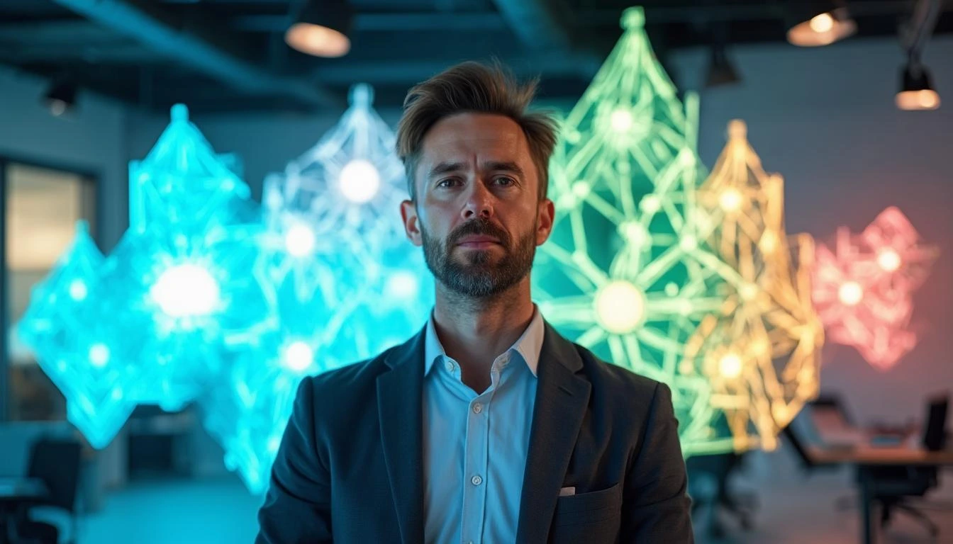 Иллюстрация к статье «Основные принципы веры хабадников: что нужно знать» — core idea from title, professional setting, clean centered composition, soft stud…