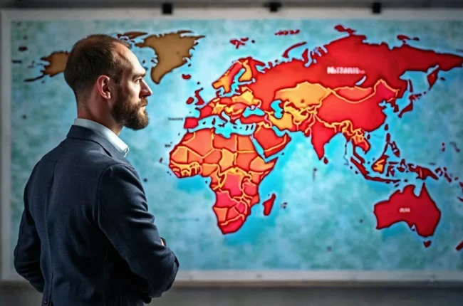 Иллюстрация к статье «Почему Джоэл Тейтельбаум выступал против создания государства Израиль» — core idea from title, professional setting, clean centered com…