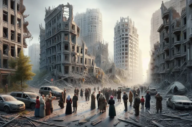 Иллюстрация к статье «Трагедия в Нигерии: Почему о Боко Харам не пишут в мировых новостях?» — группы людей с восточно-европейской внешностью, обсуждающих сит…