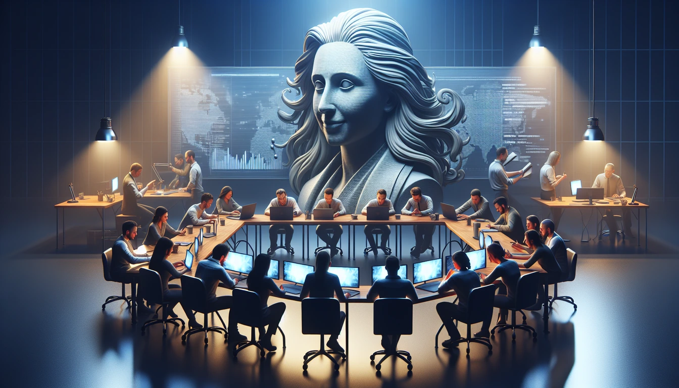 Иллюстрация к статье «OpenClash: что стоит за его растущей популярностью?» — core idea from title, professional setting, clean centered composition, soft stu…