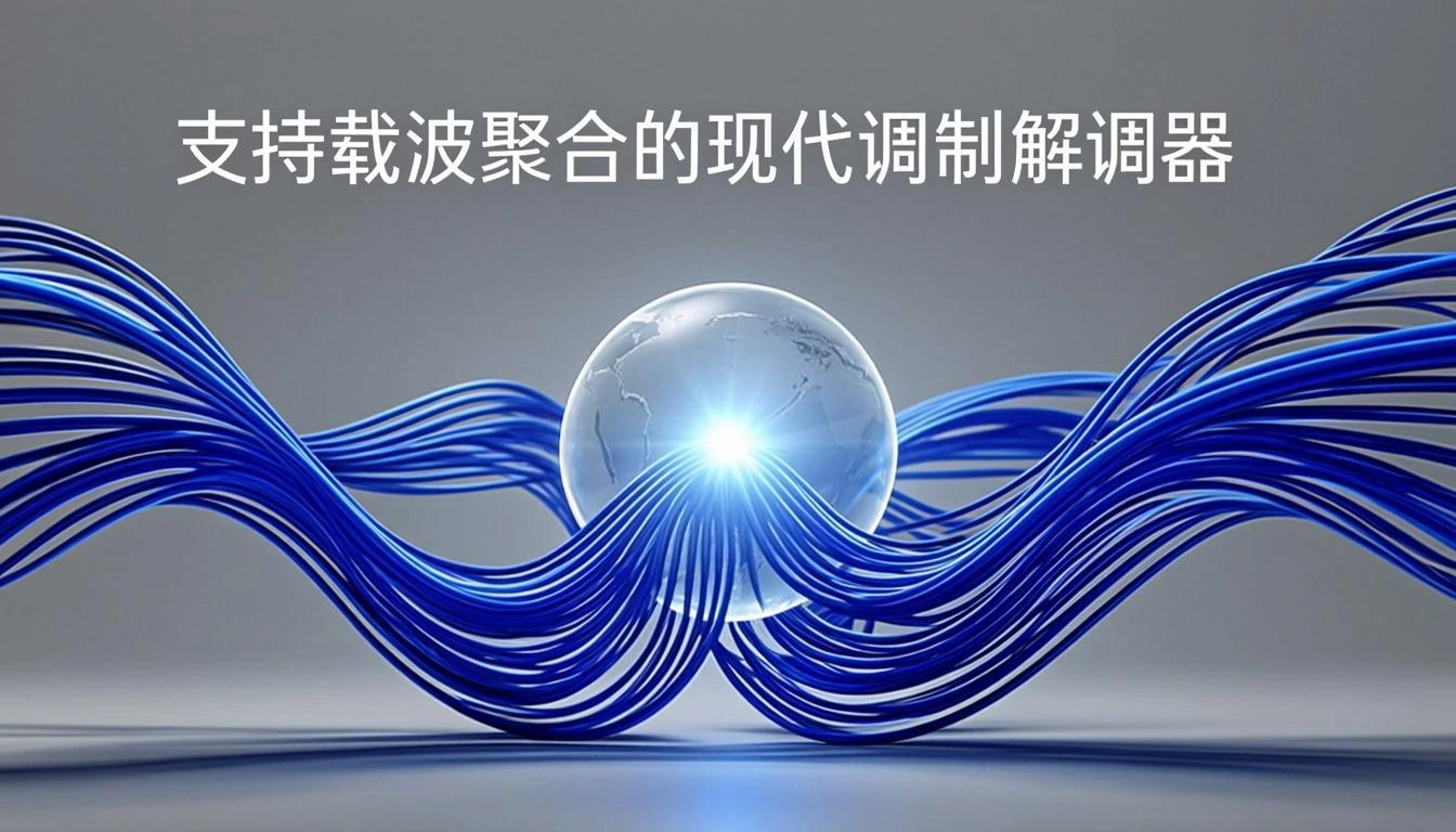 Иллюстрация к статье «Как выбрать модем с агрегацией частот: практическое руководство» — core idea from title, professional setting, clean centered compositi…