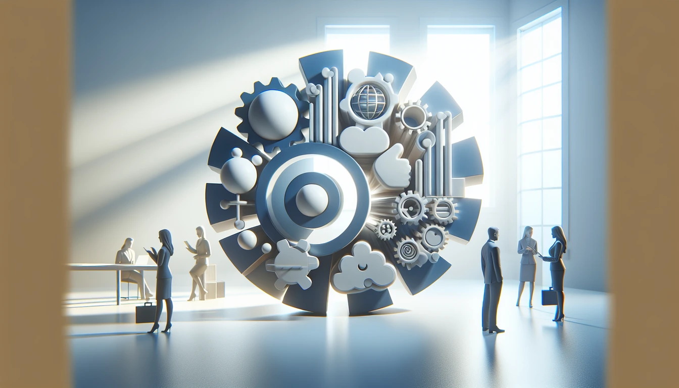 Иллюстрация к статье «Папулярность OpenClash: причины и факторы успеха» — core idea from title, professional setting, clean centered composition, soft studio…