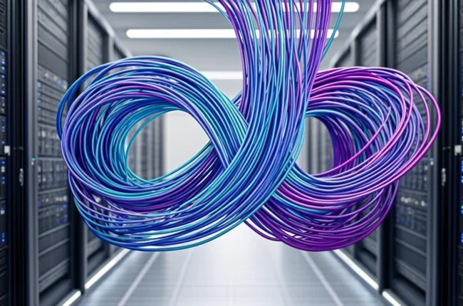 Иллюстрация к статье «Рейтинг модемов с поддержкой агрегации частот для стабильного интернета» — core idea from title, professional setting, clean centered c…