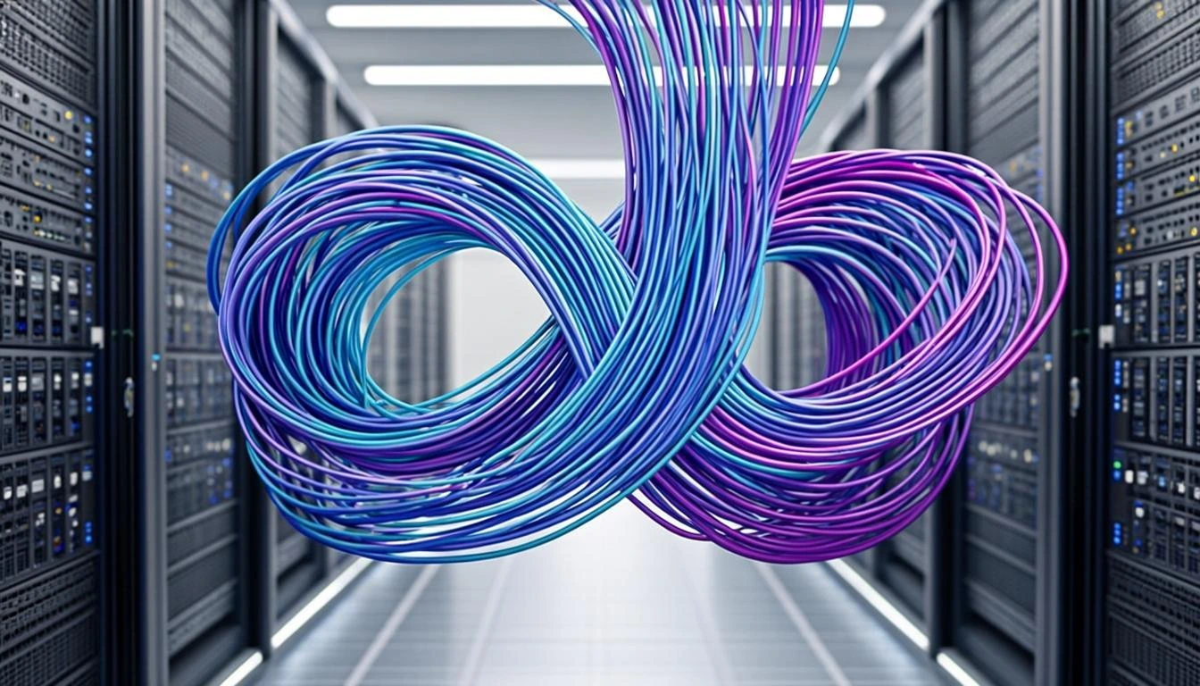 Иллюстрация к статье «Рейтинг модемов с поддержкой агрегации частот для стабильного интернета» — core idea from title, professional setting, clean centered c…