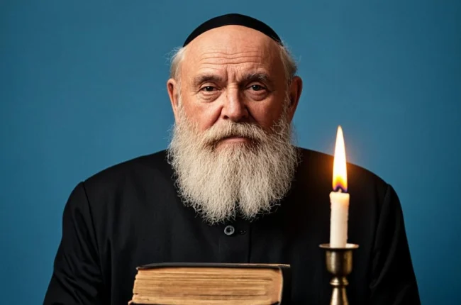 Иллюстрация к статье «Жизнь и трагическая гибель рава Эльхонона Вассермана» — core idea from title, professional setting, clean centered composition, soft st…